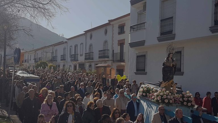 Inmaculada concepción en su procesión