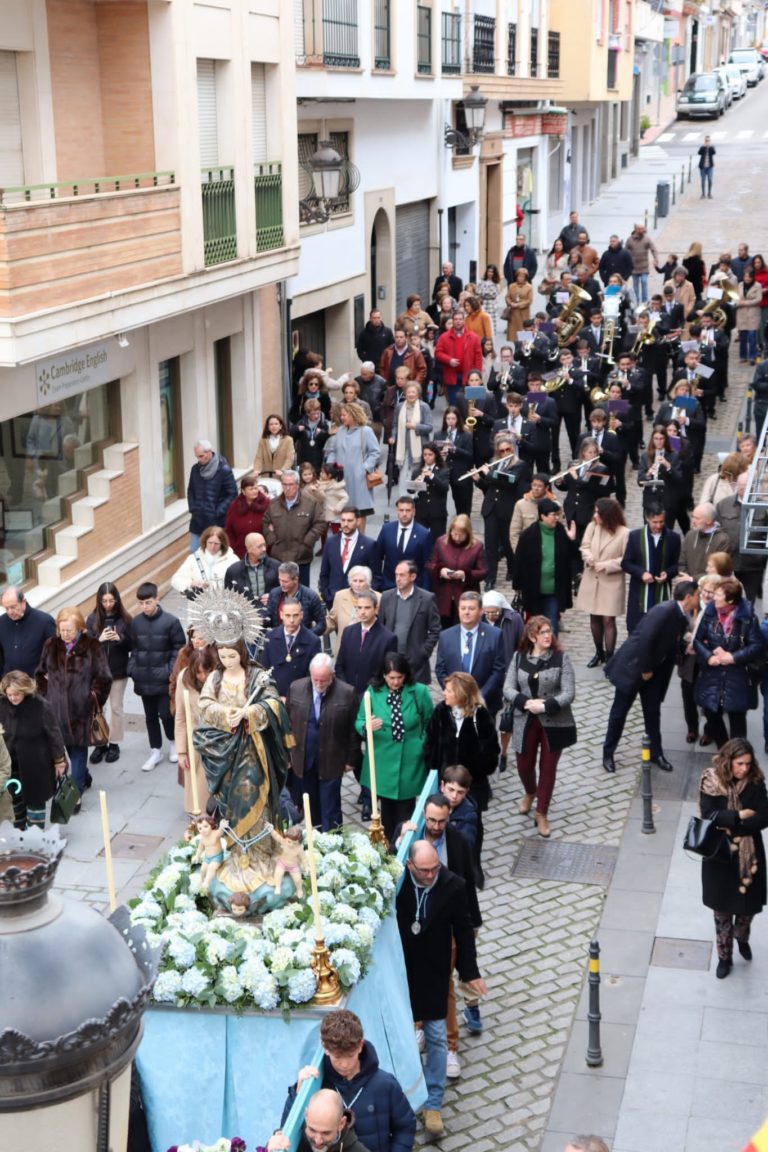 Procesión Inmaculada. Amigos de la Música de Mancha Real