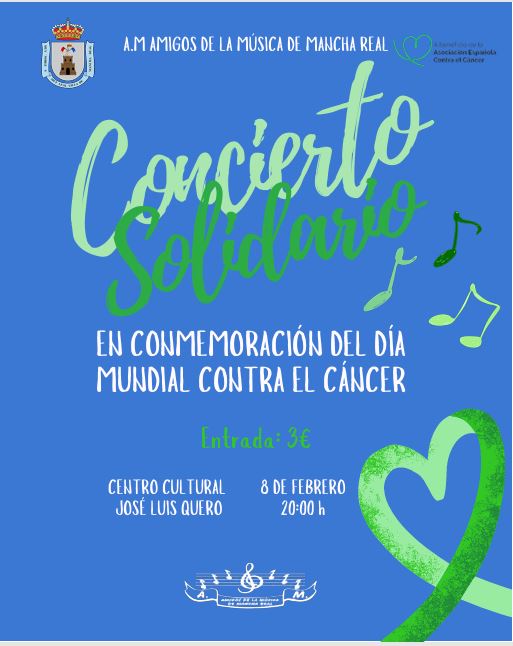 Amigos de la Música de Mancha Real. Concierto solidario contra el cancer