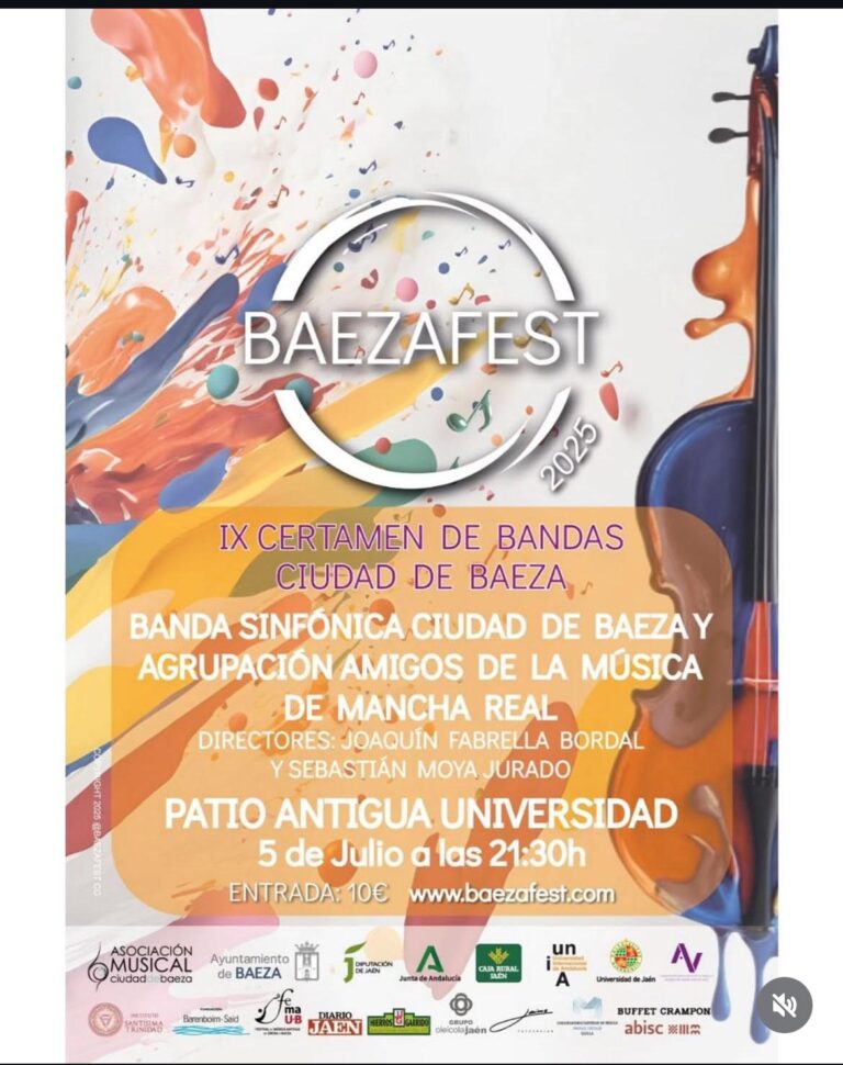 IX CERTAMEN DE BANDAS CIUDAD DE BAEZA Banda Sinfónica Ciudad de Baeza & Agrupación Musical Amigos de la Música de Mancha Real