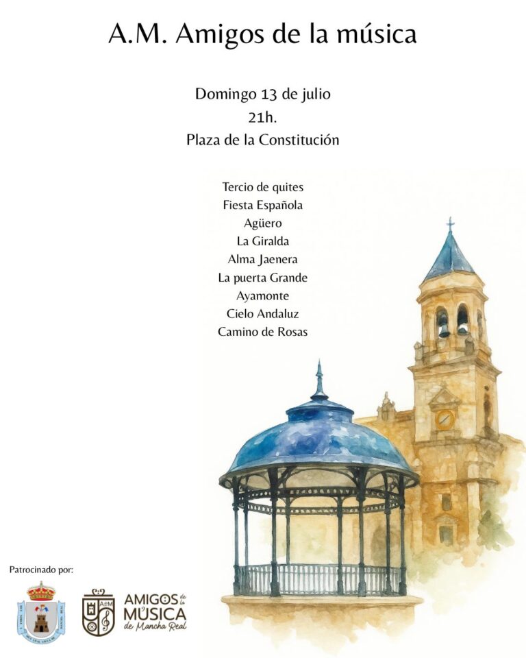 Conciertos de verano. Amigos de la música de Mancha Real