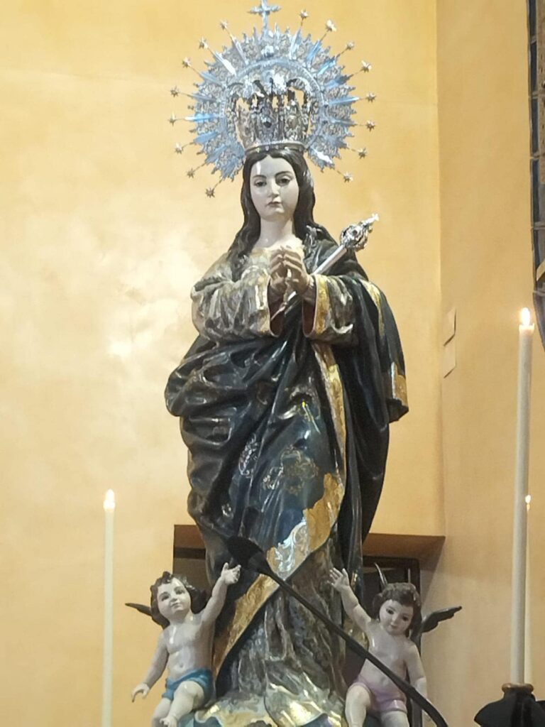 Procesión Inmaculada Concepción. Amigos de la música de Mancha Real