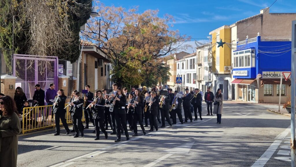 Procesión Inmaculada Concepción. Amigos de la música de Mancha Real