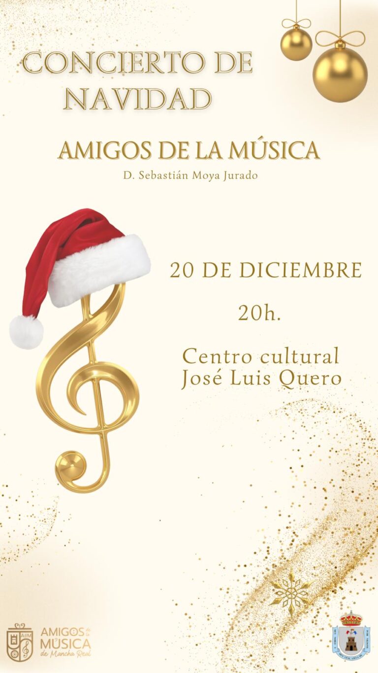 Concierto de Navidad 2025 Amigos de la música de Mancha Real